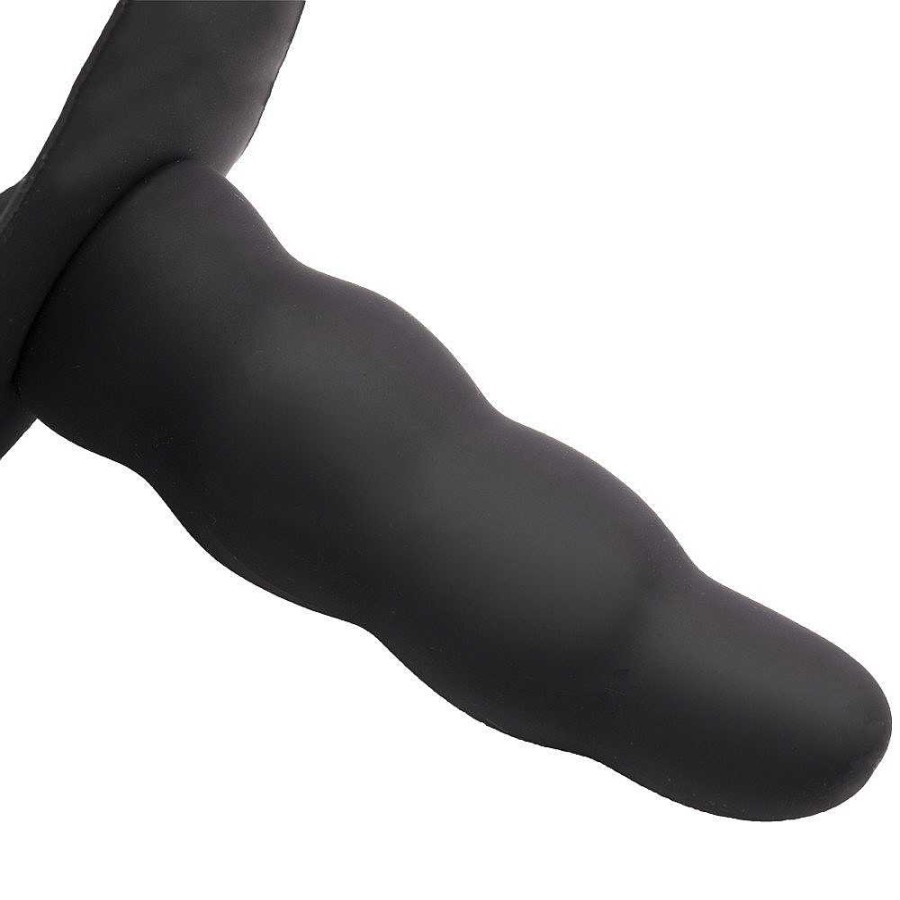 Bondara Bondara Wave Rider Silicone Strap-On Black Strap-Ons