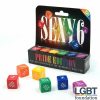 Pride Shop Sexy 6 Dice Pride Edition Adult Gifts & Games