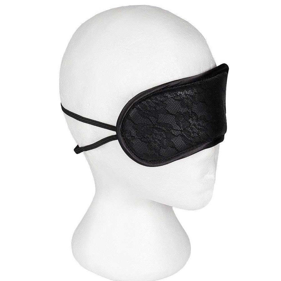 Bondara Bondara Dark Intimacy Lace Blindfold Black Blindfolds, Hoods & Masks