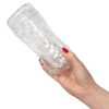 Boss Masturbators Boss Ice Blizzard Neutral Masturbator - 7 Inch Clear Male Sex Toys