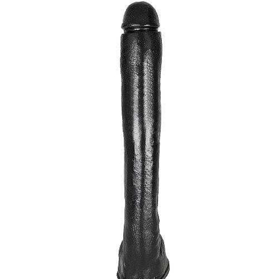 The Monsters The Pillar Of Strength Monster Dildo - 15 Inch Black Dildos