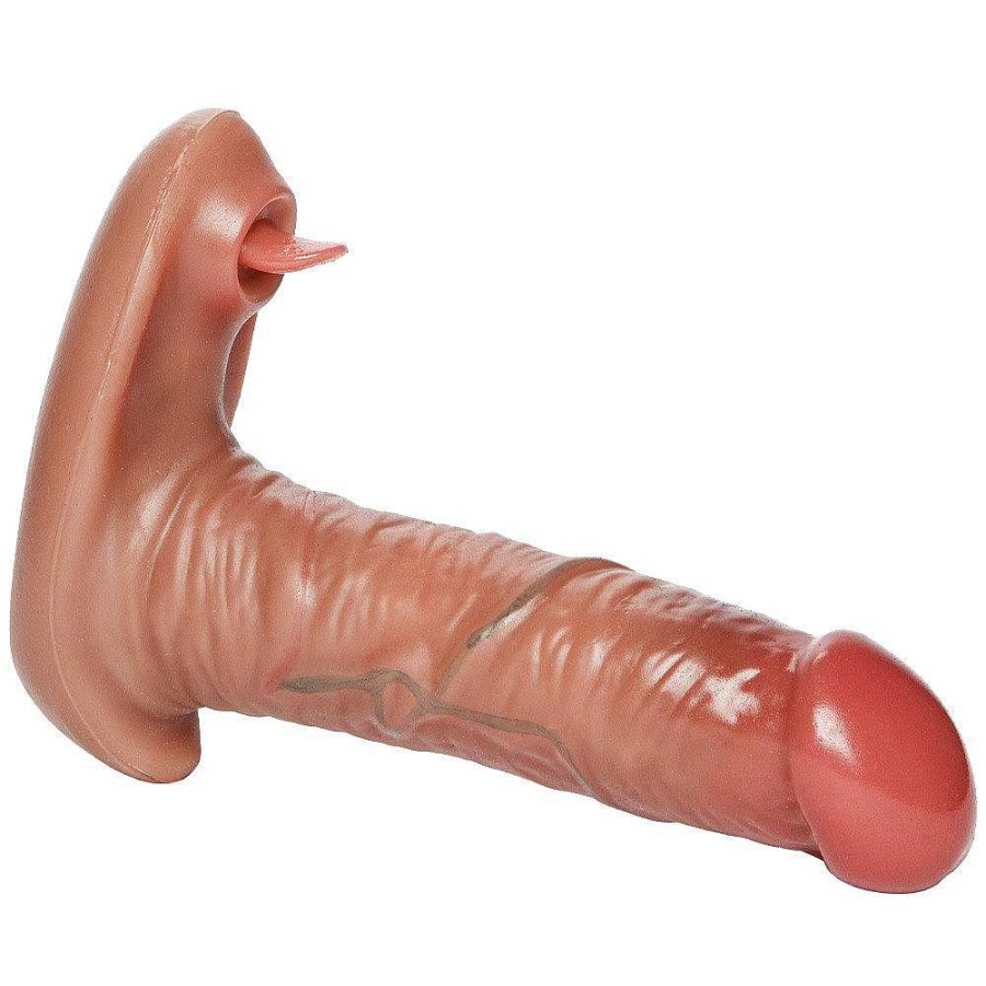 Bondara Bondara Tongue Tied Silicone 13 Function Thrusting Dildo - 6 Inch Mid-Tone Vibrators