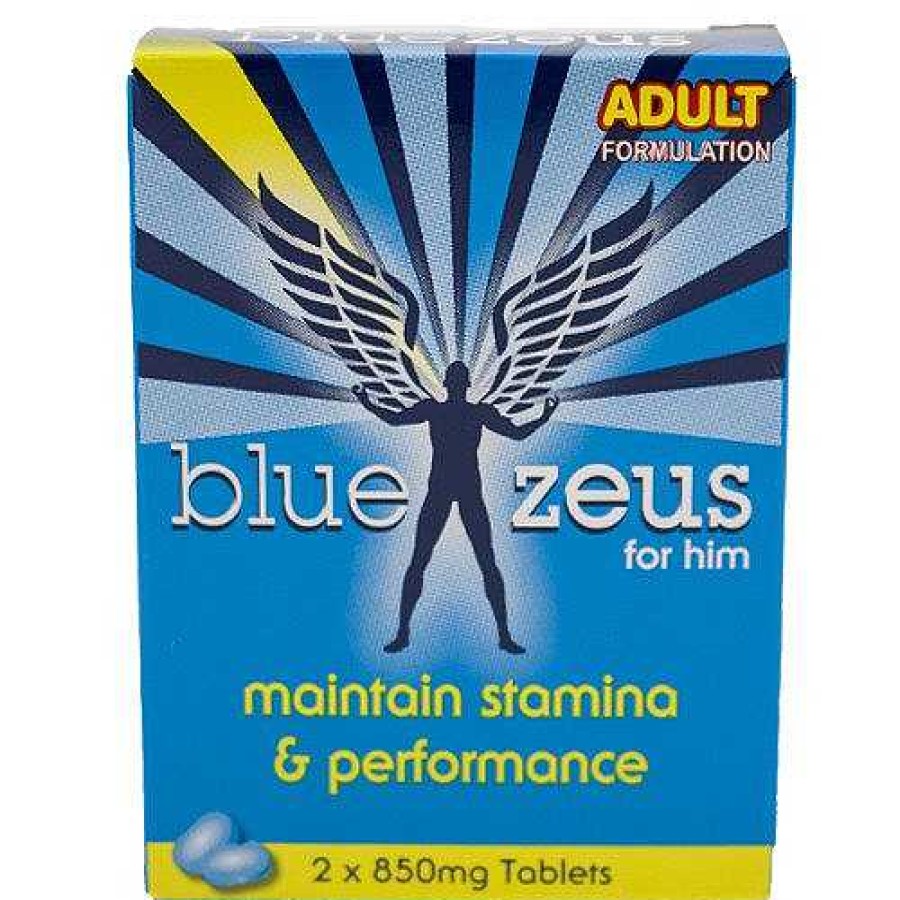 Bondara Blue Zeus Sexual Performance Pills - 2 Capsules Male Sex Aids