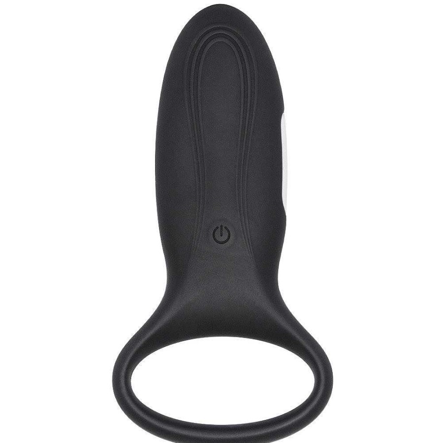 Bondara Bondara Tag Team 7 Function Vibrating Cock Ring Black Male Sex Toys