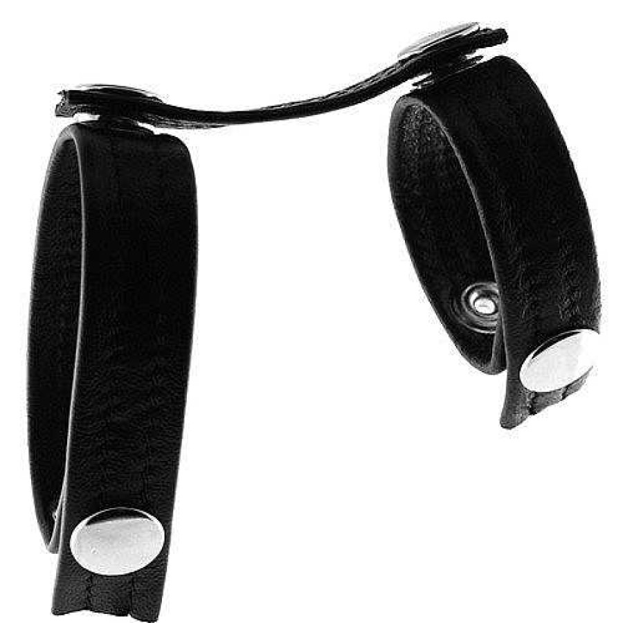 Bondara Bondara Ring Leader Real Leather Cock & Ball Strap Black Cock & Ball Play Toys