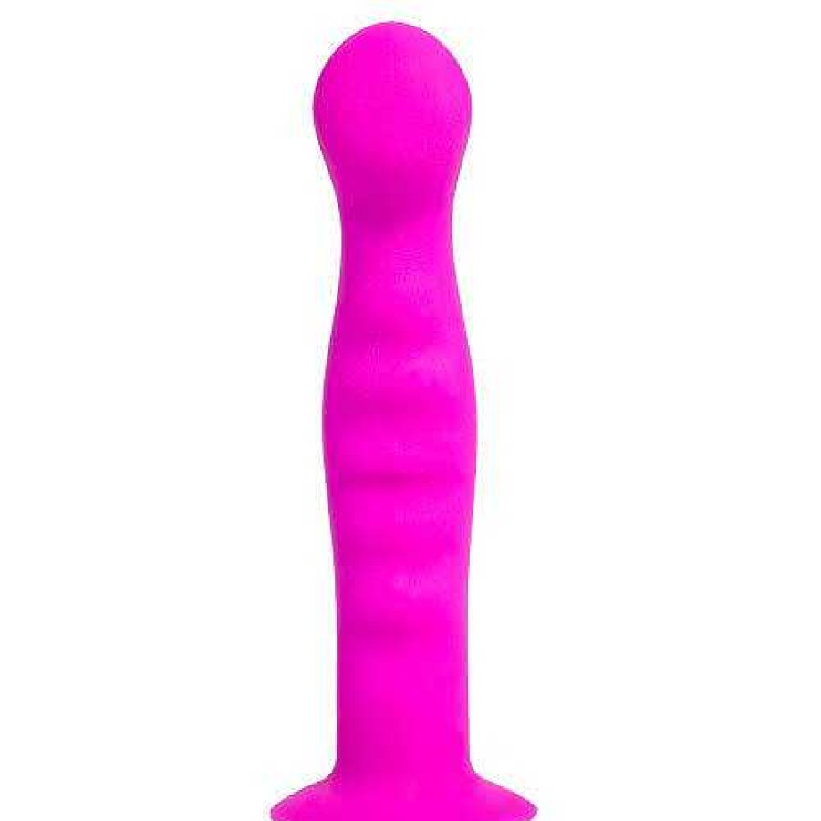 Bondara Bondara Silicone Slim Ribbed Dildo - 5.5 Inch Black & Purple Dildos