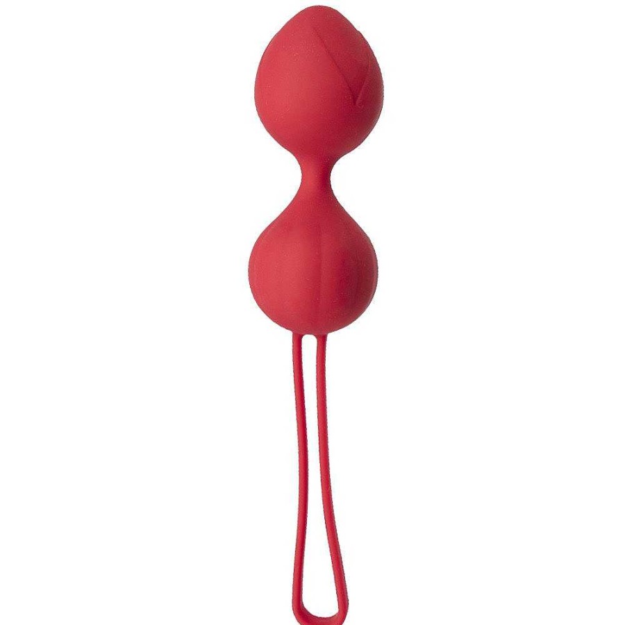 Bondara Bondara Secret Stash Silicone Jiggle Balls - 83G Red Love Eggs & Ben Wa Balls