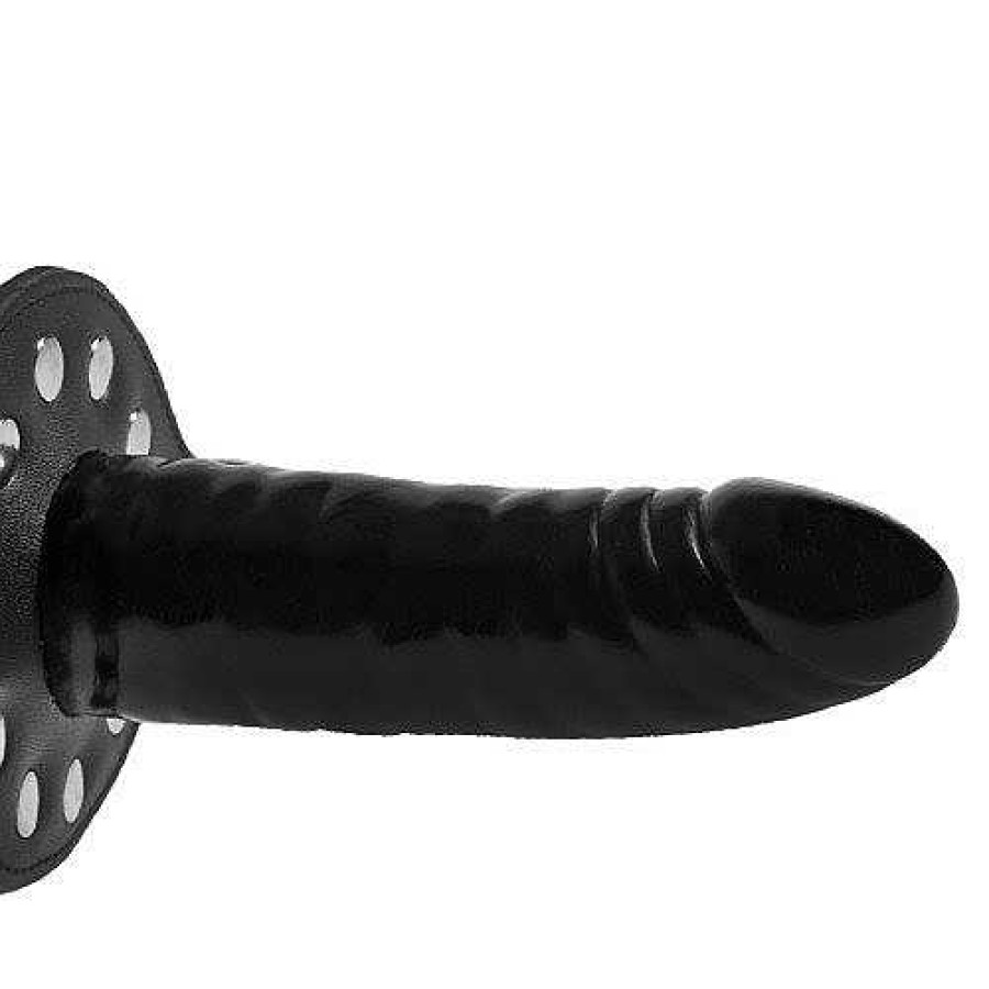 Bondara Bondara Face Strap-On Dildo Gag - 5.5 Inch Black Strap-Ons