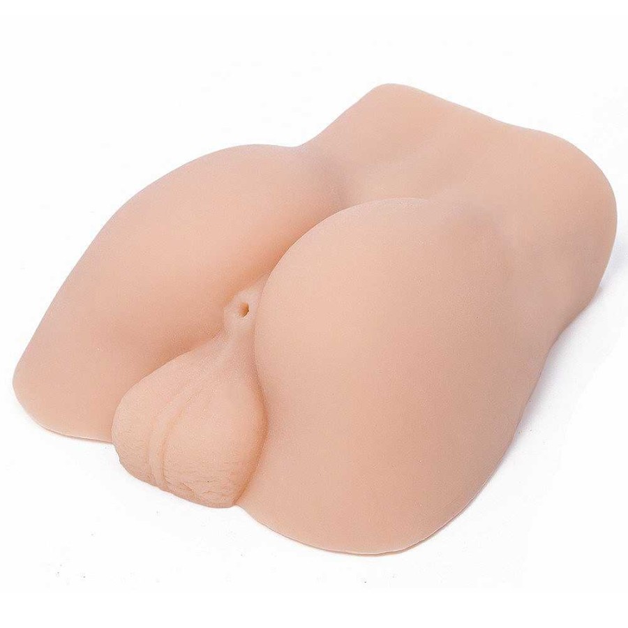 Bondara Bondara Anal Sensations Vibrating Butt Masturbator - 7 Inch Light Tone Male Sex Toys