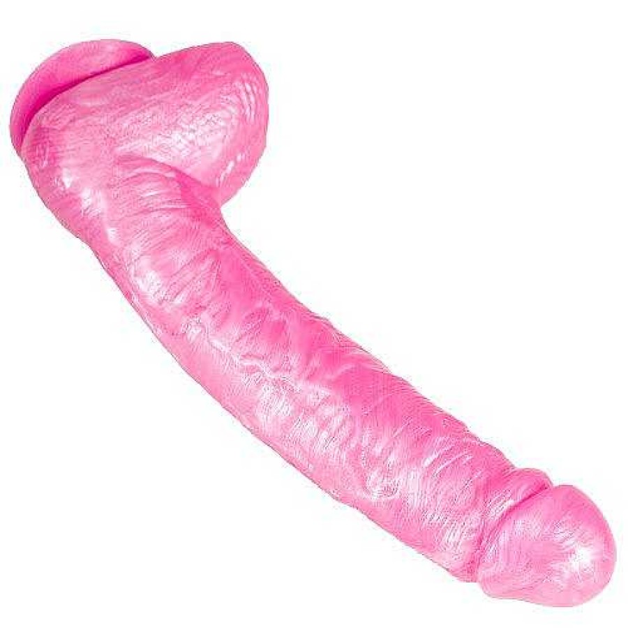 Bondara Bondara Dazzling Suction Cup Dildo - 10 Inch Pink Dildos