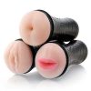 Bondara Bondara Master B Original Masturbator - 9.5 Inch Black Casing / Light Tone Insert Male Sex Toys