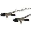 Bondara Bondara Chain Harness With Nipple And Labia Clamps Silver Nipple Toys & Clit Toys