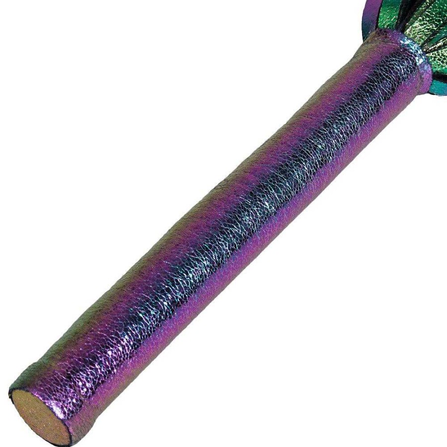 Bondara Bondara Shiny B!Tch Holographic Faux Leather Flogger - 9.5 Inch Rainbow Floggers, Whips & Ticklers