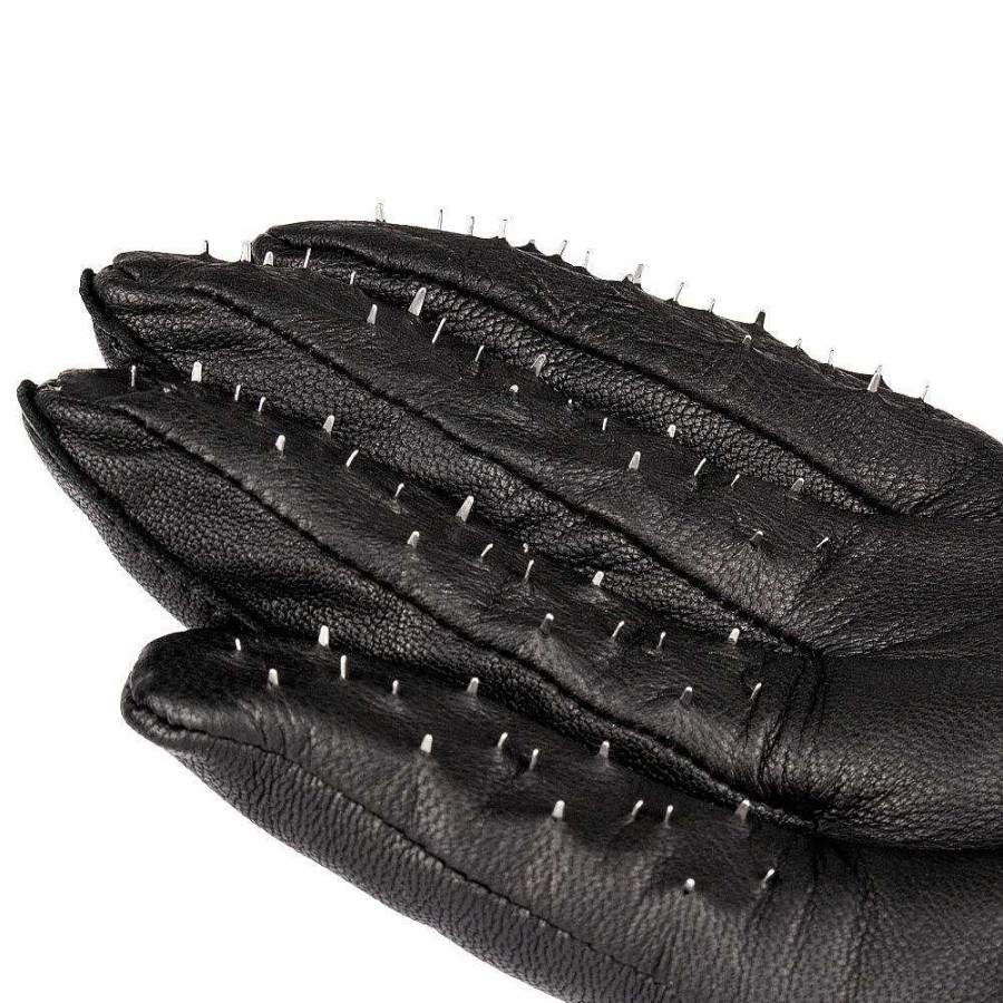 Torment Torment Vampire Real Leather Gloves Black Fetish Clothing