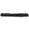 Bondara Bondara Textured Double Sided Dildo - 10 Inch Black Dildos