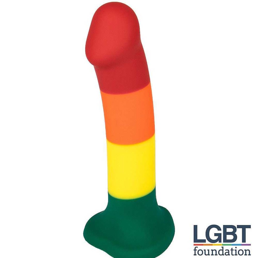 Bondara Bondara Love Sucks G-Spot Dildo - 6.4 Or 7.7 Inch Rainbow Dildos