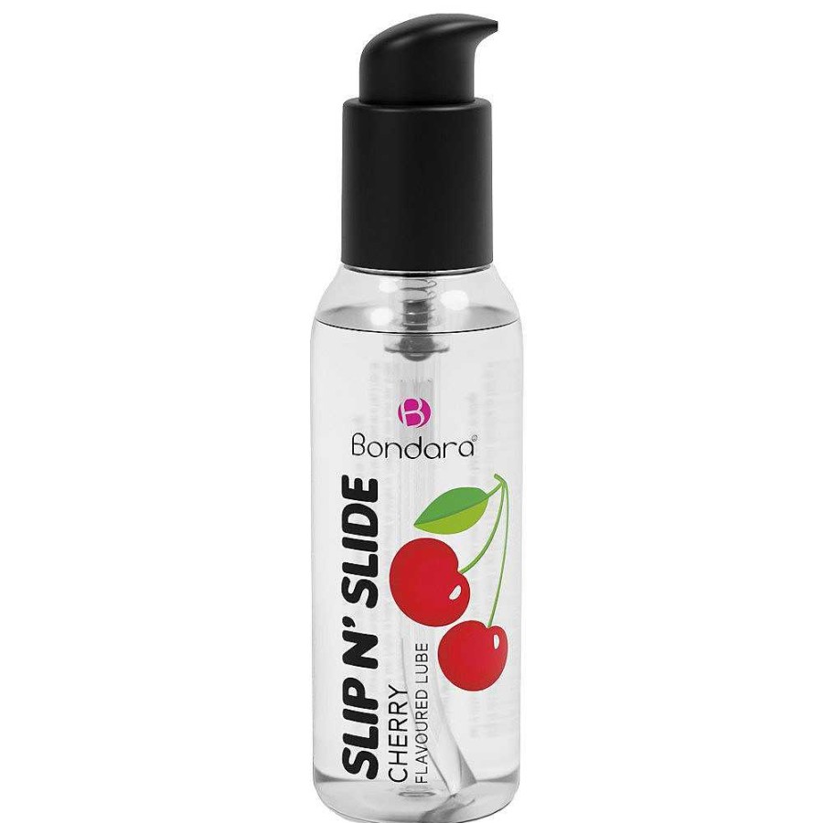 Bondara Slip N' Slide Cherry Flavoured Lubricant - 100Ml Lubricants