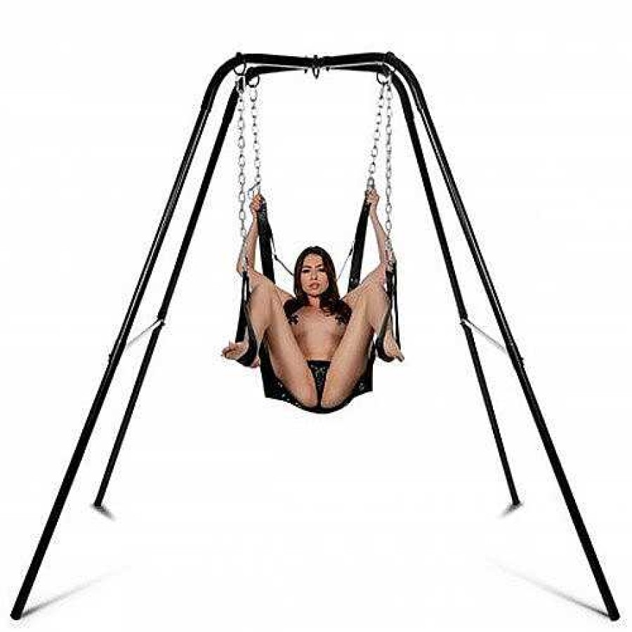 Bondara Strict Extreme Sex Swing And Stand Black Bondage Equipment