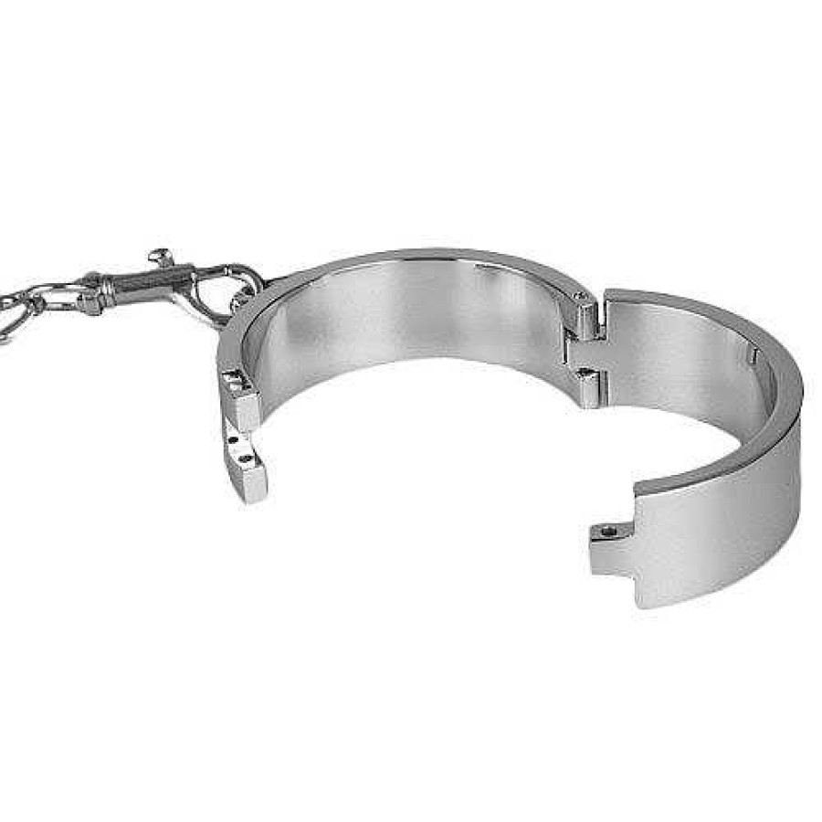 Torment Torment Metal Slave Wrist Cuffs Silver Bondage Restraints & Handcuffs