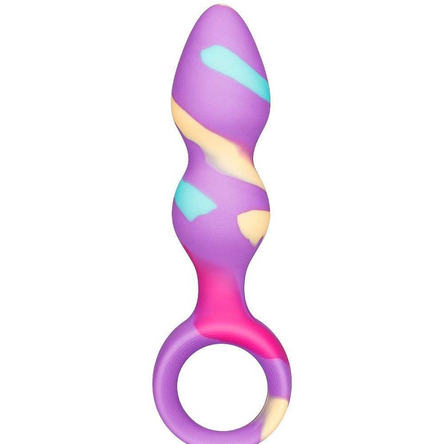 Bondara Bondara Arsercise Marble Silicone Butt Plug - 3.5 Or 4.2 Inch Mixed Anal Toys