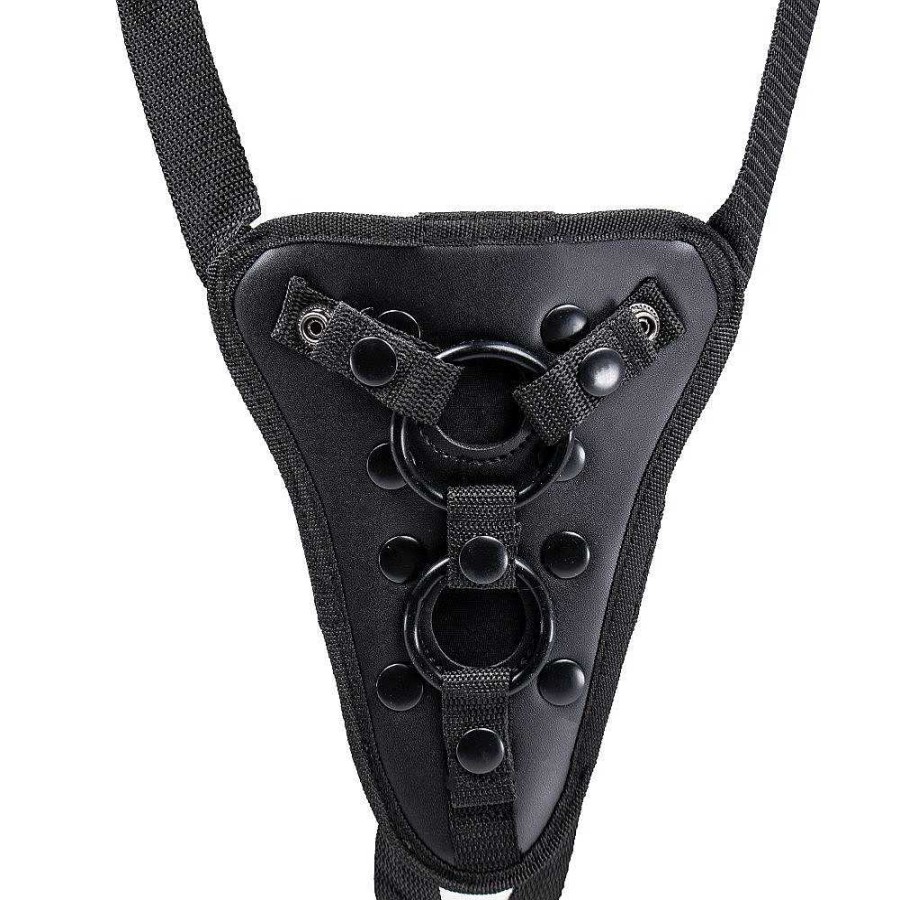 Bondara Bondara Twice As Nice Double Penetration Strap-On Harness Black Strap-Ons