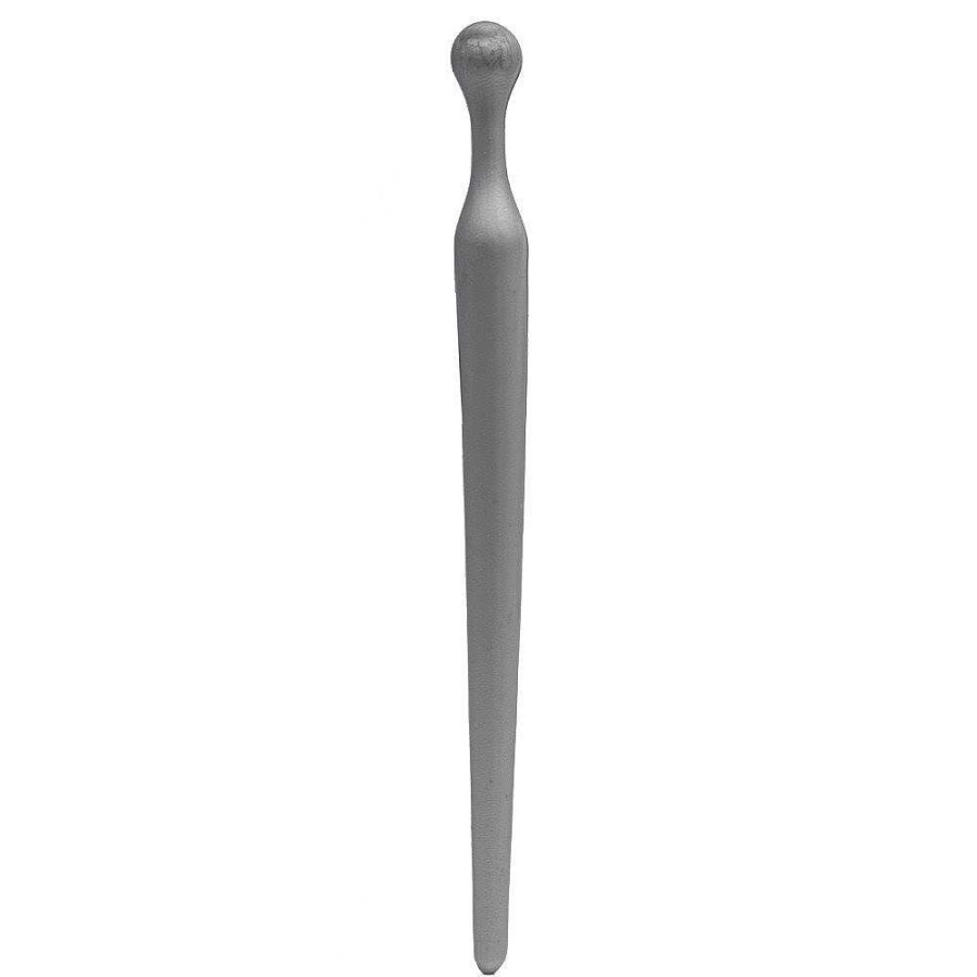 Bondara Bondara Pinpoint Silicone Tapered Urethral Plug - 10Cm Silver Medical Play Toys