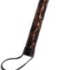 Bondara Boutique Bondara Amber Lace Luxury Flogger - 15 Inch Black And Gold Floggers, Whips & Ticklers