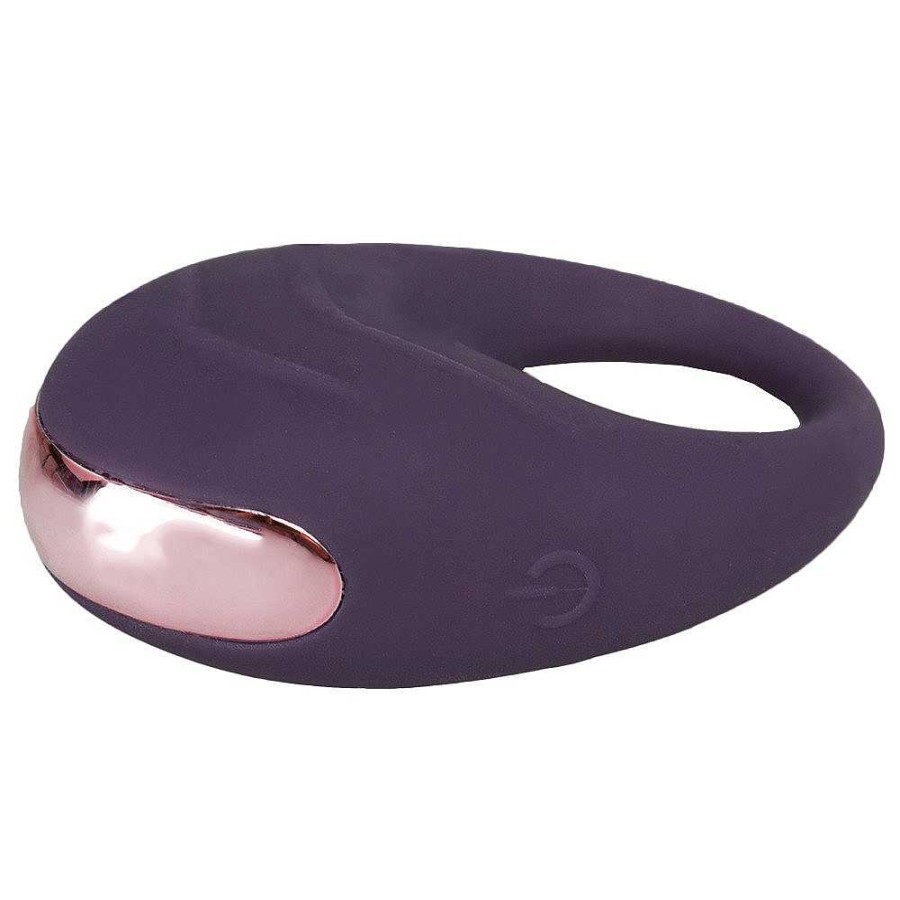 Bondara Bondara Amethyst 10 Function Rechargeable Cock Ring Purple Sex Toys For Couples