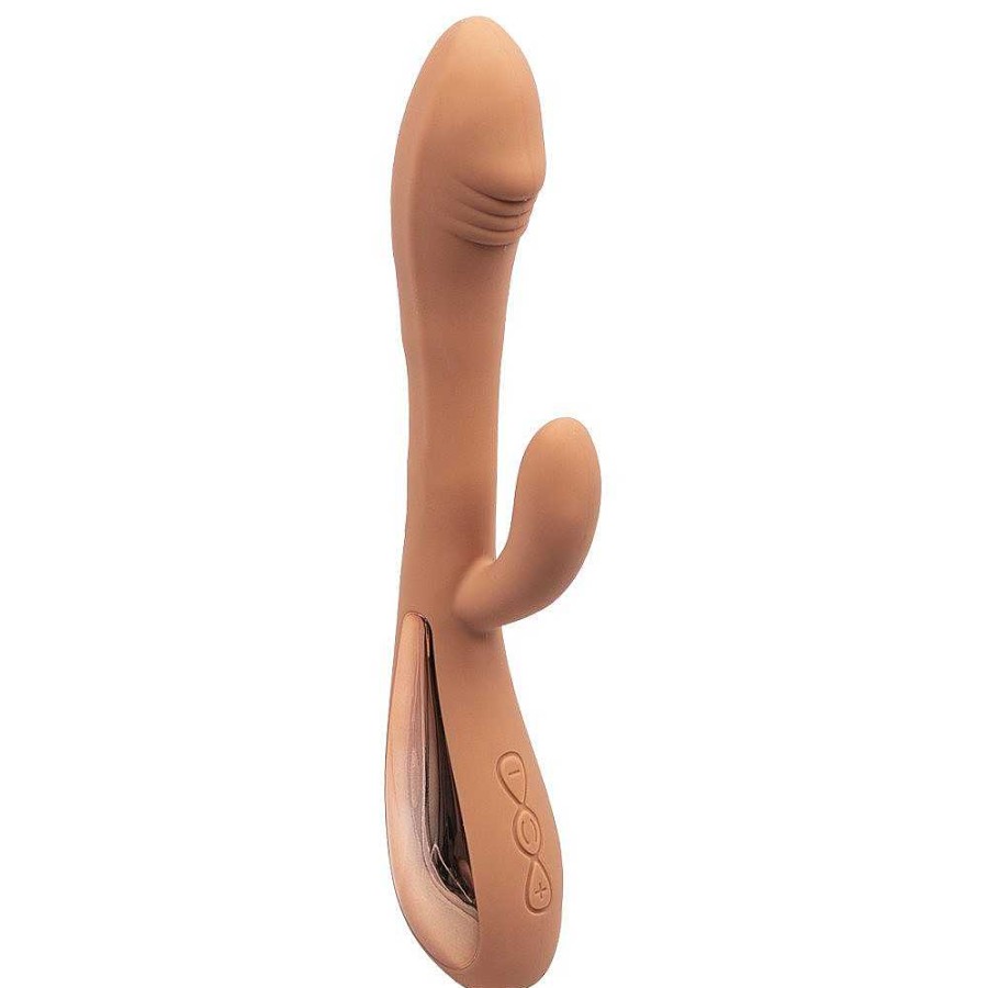 Bondara Bondara Crush 10 Function Rechargeable Rabbit Vibrator Caramel Vibrators