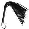 Bondara Bondara Sensational Black Pu Flogger - 12 Inch Floggers, Whips & Ticklers