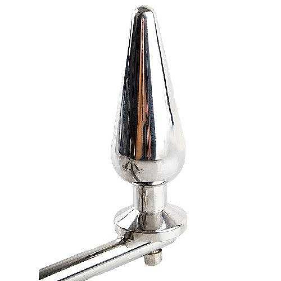 Bondara Torment Stainless Steel Cbt Lockdown System Silver Butt Plugs