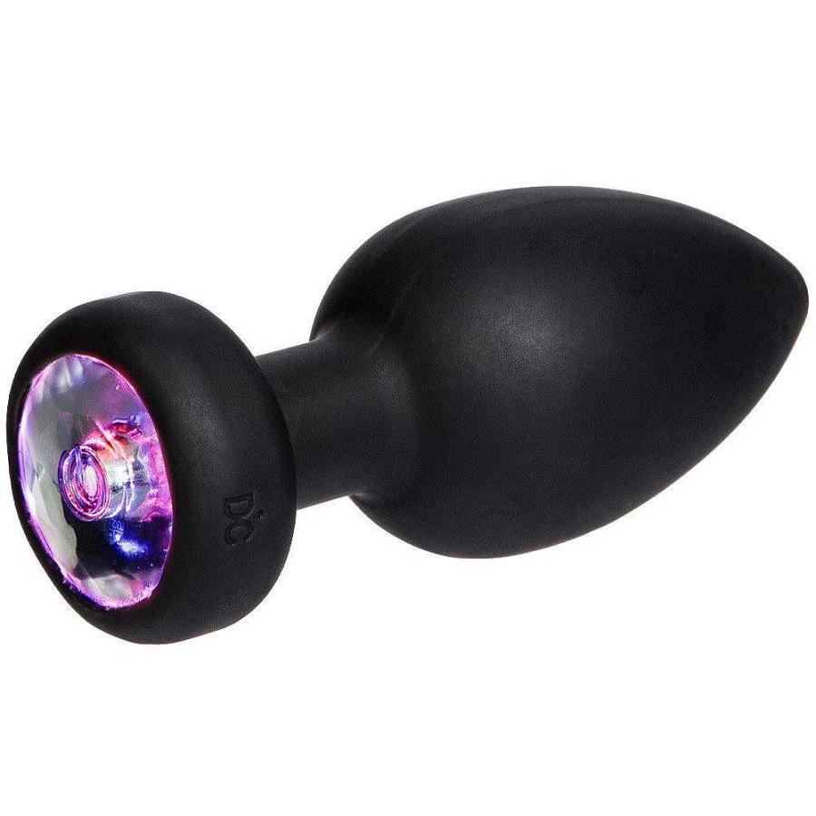 Bondara Bondara After Party 10 Function Led Vibrating Butt Plug - 4 Inch Black Anal Toys