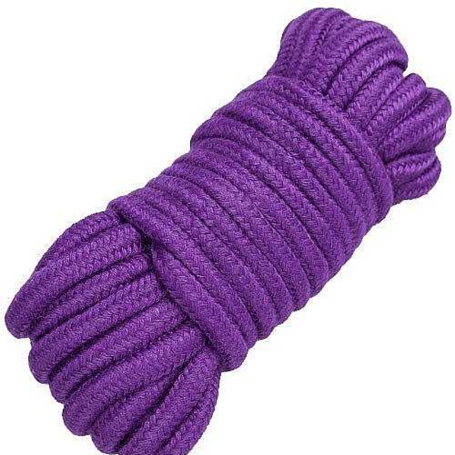 Bondara Bondara Ultra-Soft Bondage Rope - 10M Purple Bondage Restraints & Handcuffs