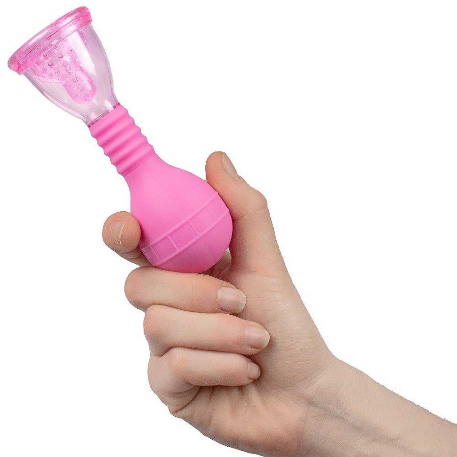 Bondara Seven Creations Silicone Advanced Clit Pump Pink Vibrators