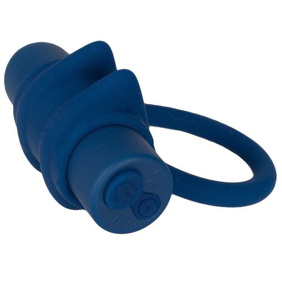 Bondara Bondara Hoop Dreams 10 Function Vibrating Cock Ring Blue Male Sex Toys