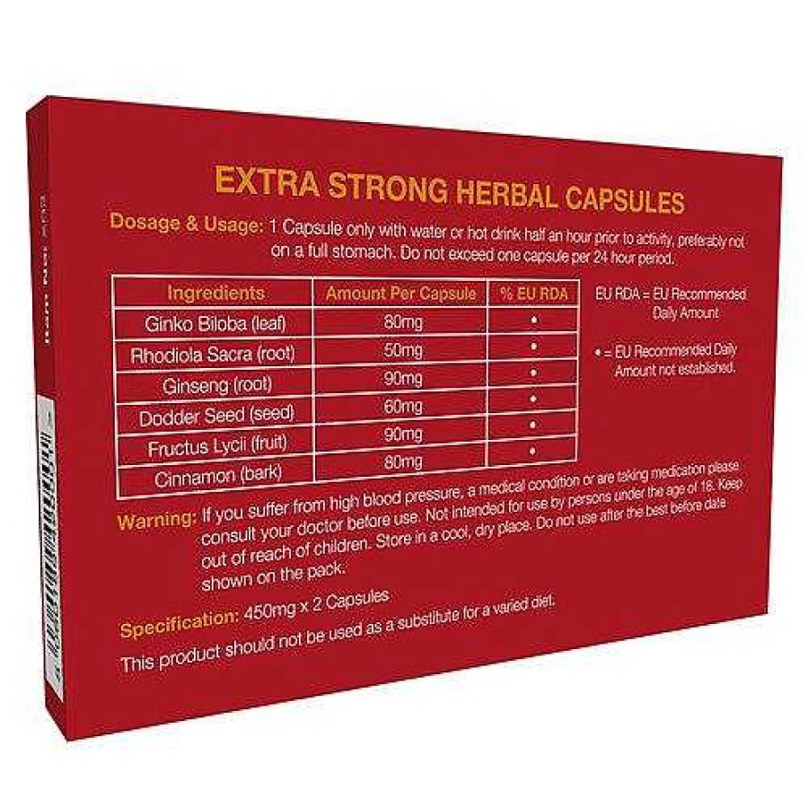 Bondara Extra Strong Male Performance Enhancer - 2 Capsules Male Sex Aids