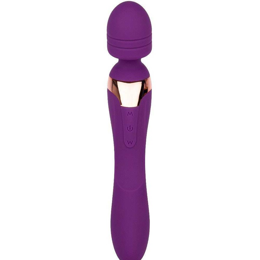 Bondara Blissful 14 Function 2 In 1 Wand And G-Spot Vibrator Purple Vibrators