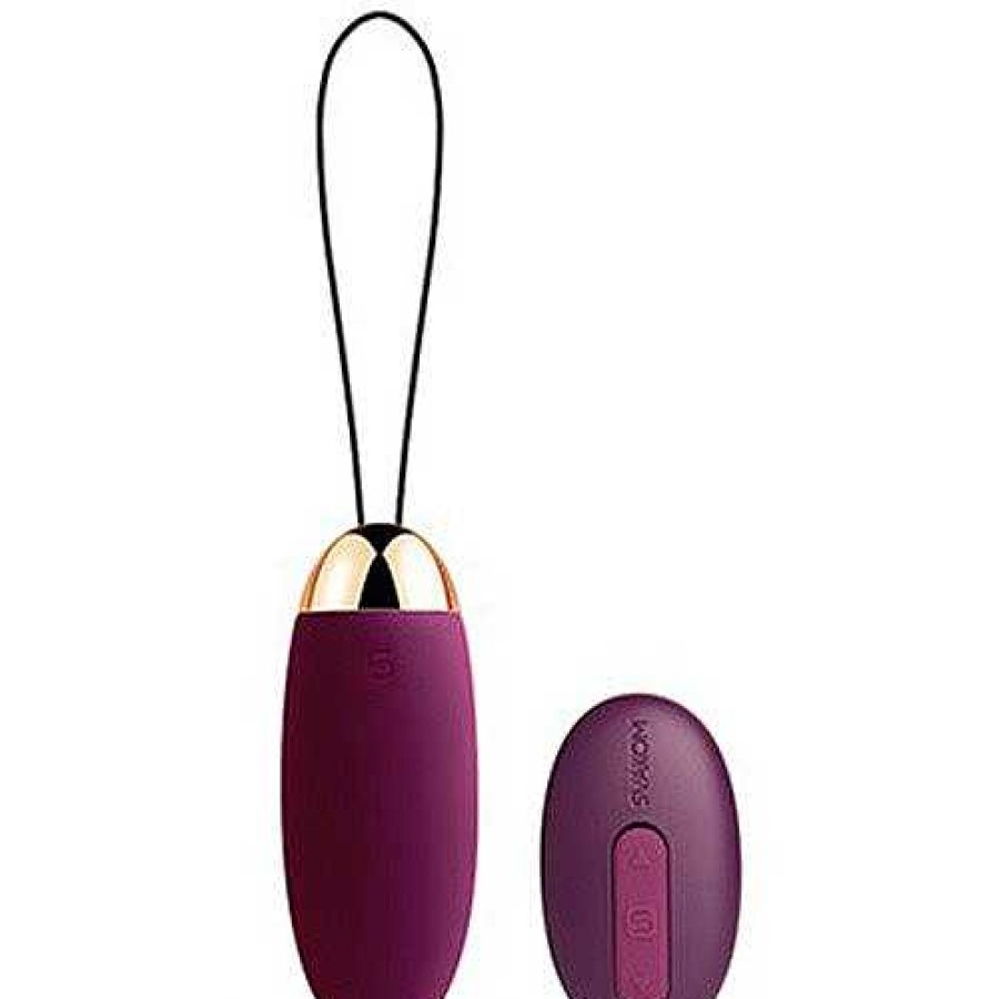 Svakom Svakom Elva 11 Function Remote Control Vibrating Love Egg Purple Vibrators