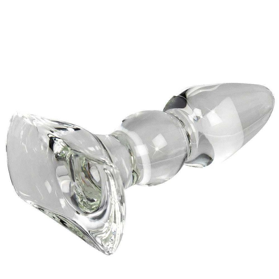 Glacier Glacier Glass Bubble Butt Plug - 5.25 Inch Clear Butt Plugs