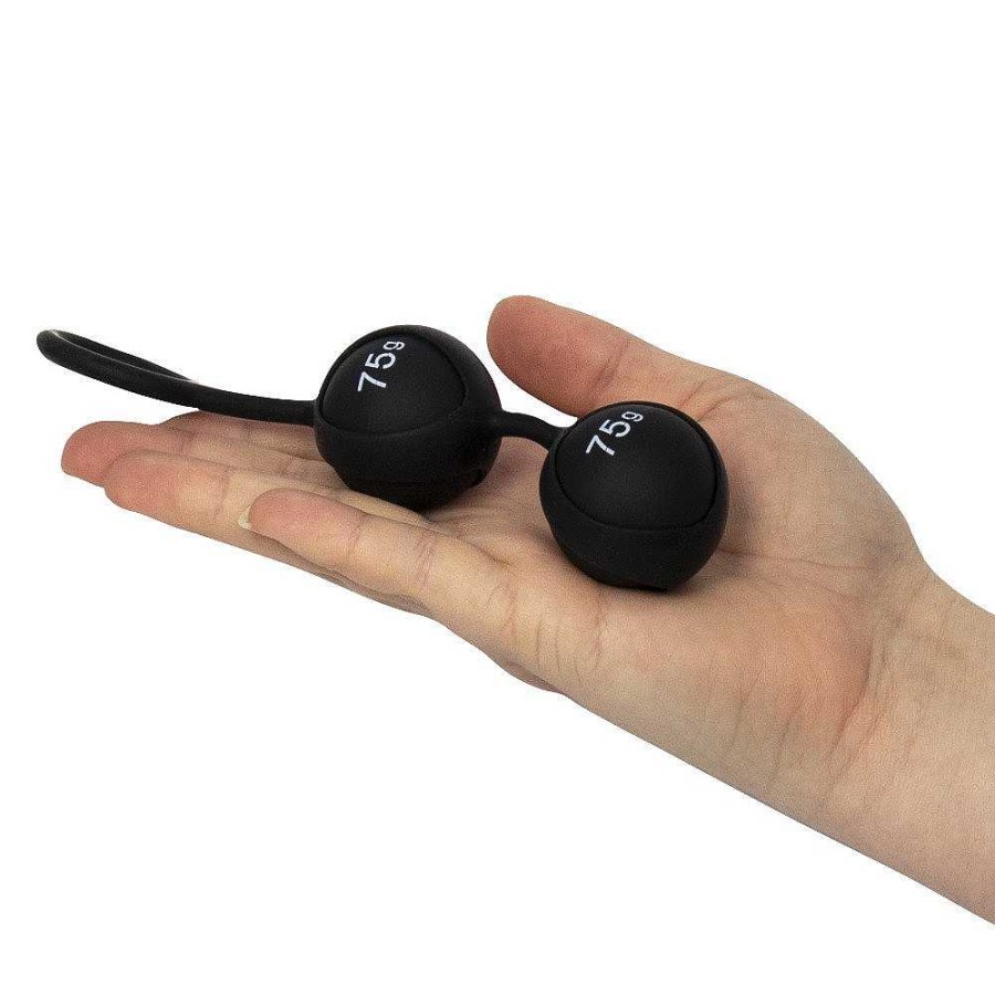 Bondara Super Five Piece Kegel Training Set Black Love Eggs & Ben Wa Balls