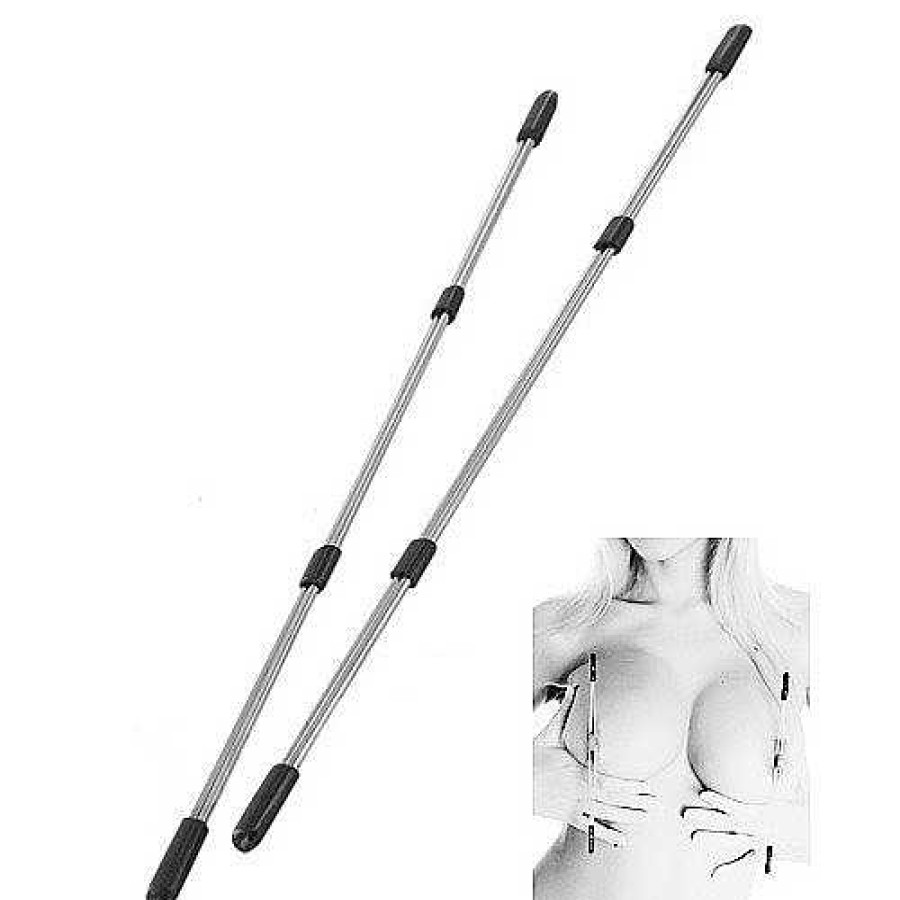 Bondara Boutique Bondara Ultimate Nipple Sticks Black Rubber Tips / Silver Sticks Nipple Toys & Clit Toys