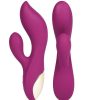 Bondara Bondara Silicone 10 Function Girthy Rabbit Vibrator Purple Vibrators