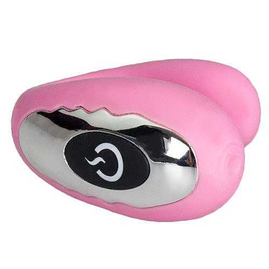 Bondara Rechargeable Silicone Mouth Vibrator And Clit Stim Pink Vibrators