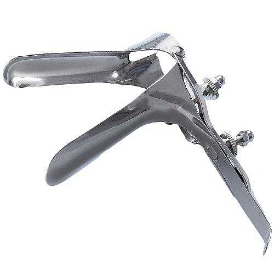 Bondara Torment Large Stainless Steel Vaginal Speculum Silver Medical Play Toys