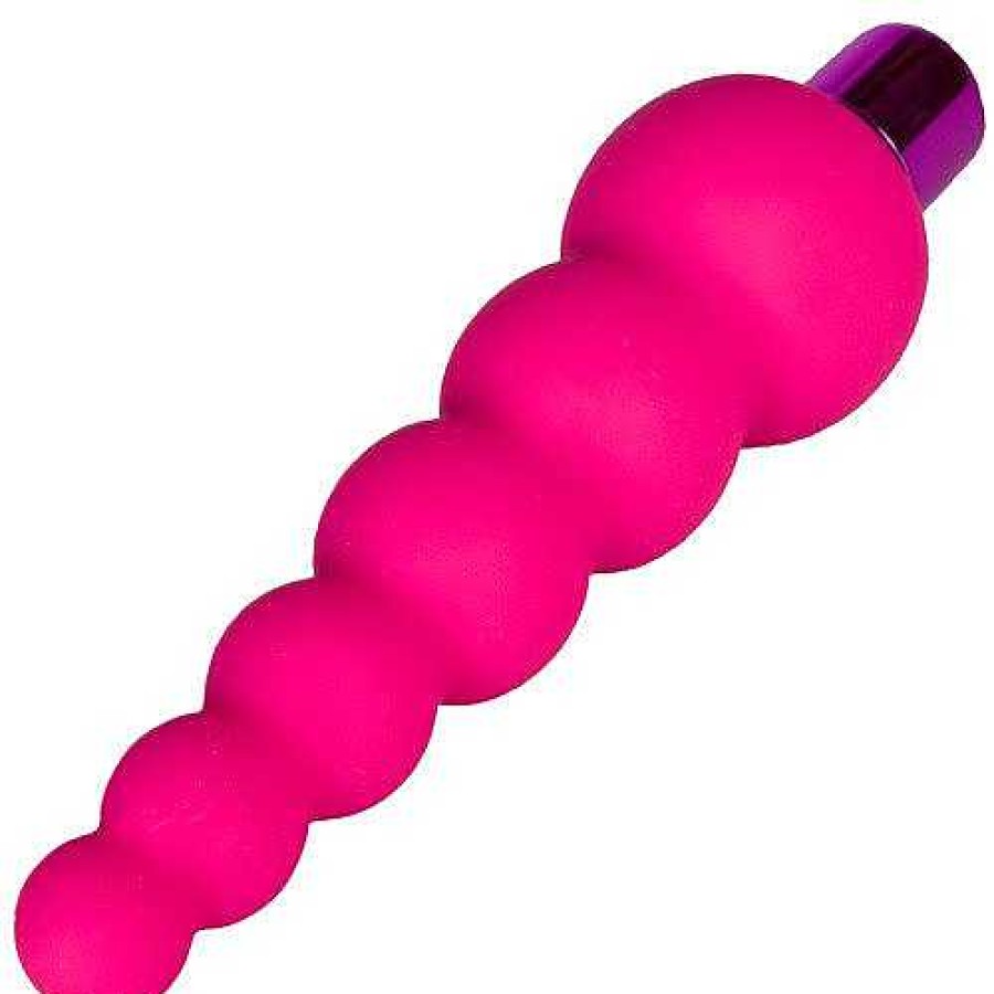 Bondara Bondara Girlfriend 10 Function Beaded Vibrator Pink Anal Toys