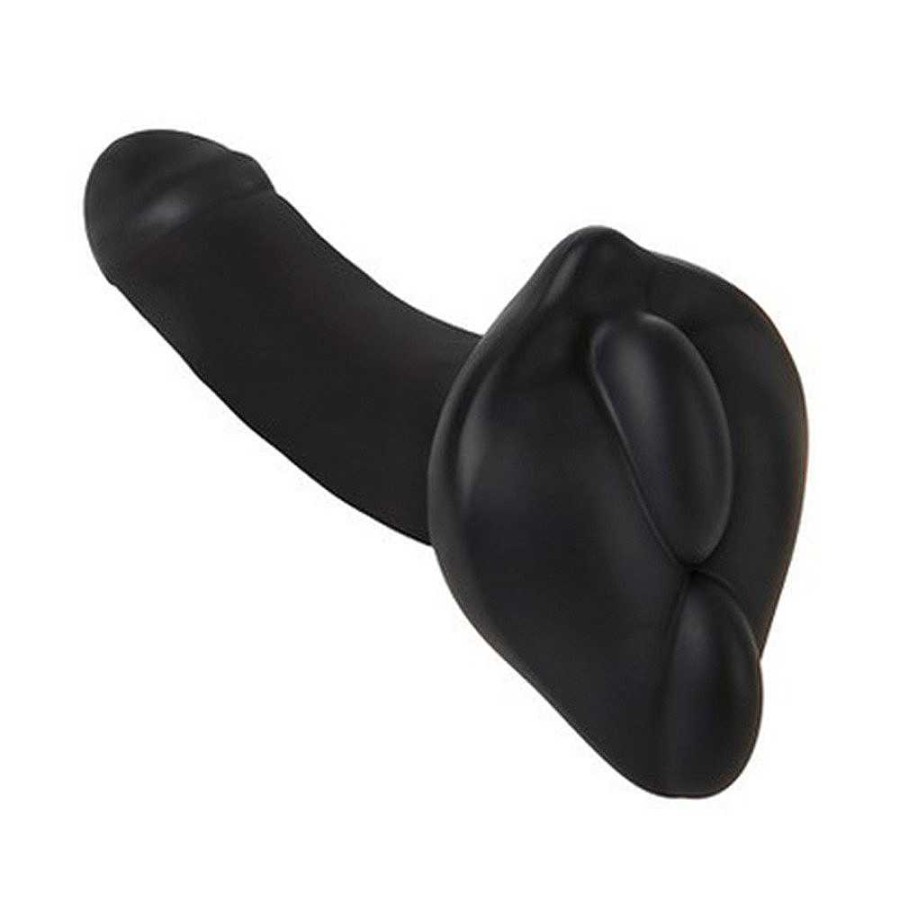 Bondara Banana Pants Bumpher Silicone Strap-On Stimulator Cushion Black Strap-Ons