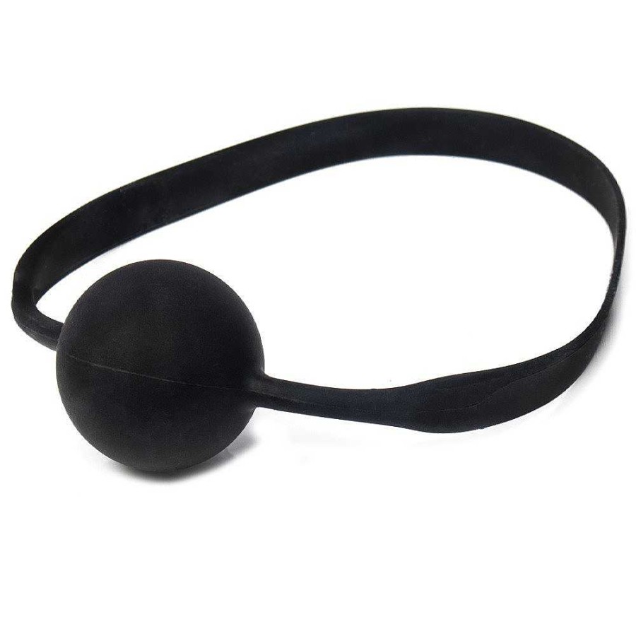 Bondara Quickie Silicone Super-Strong Ball Gag Black Ball Gags & Mouth Gags