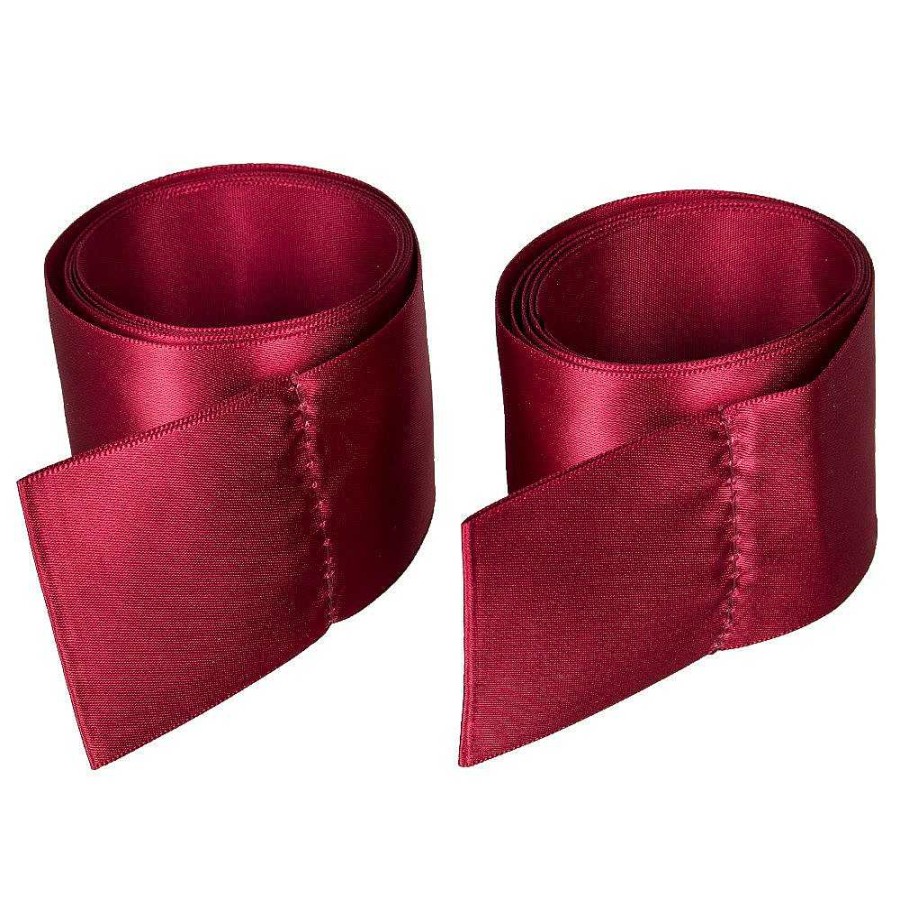 Bondara Bondara Subdue Silky Bondage Restraints Burgundy Bondage Restraints & Handcuffs