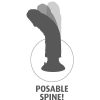 Pipedream Pipedream King Cock Poseable Ballsy Dildo Vibe - 7, 8, 9, 10 Inch Light Tone Vibrators