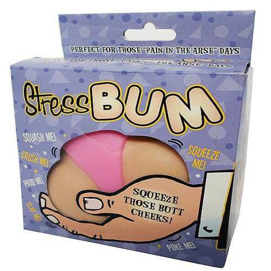 Bondara Stress Bum Light Tone With Assorted Coloured Knickers Adult Gifts & Games